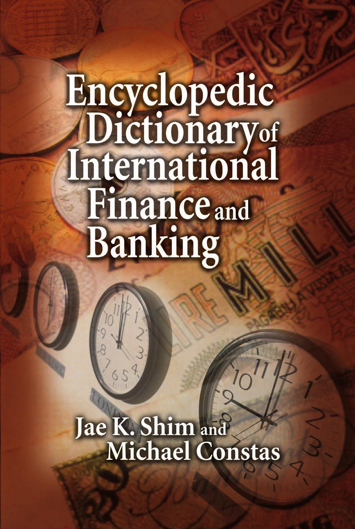 Internation Dictionary Of Finance And Banking