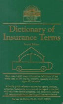 Dictionary of Insurance Terms