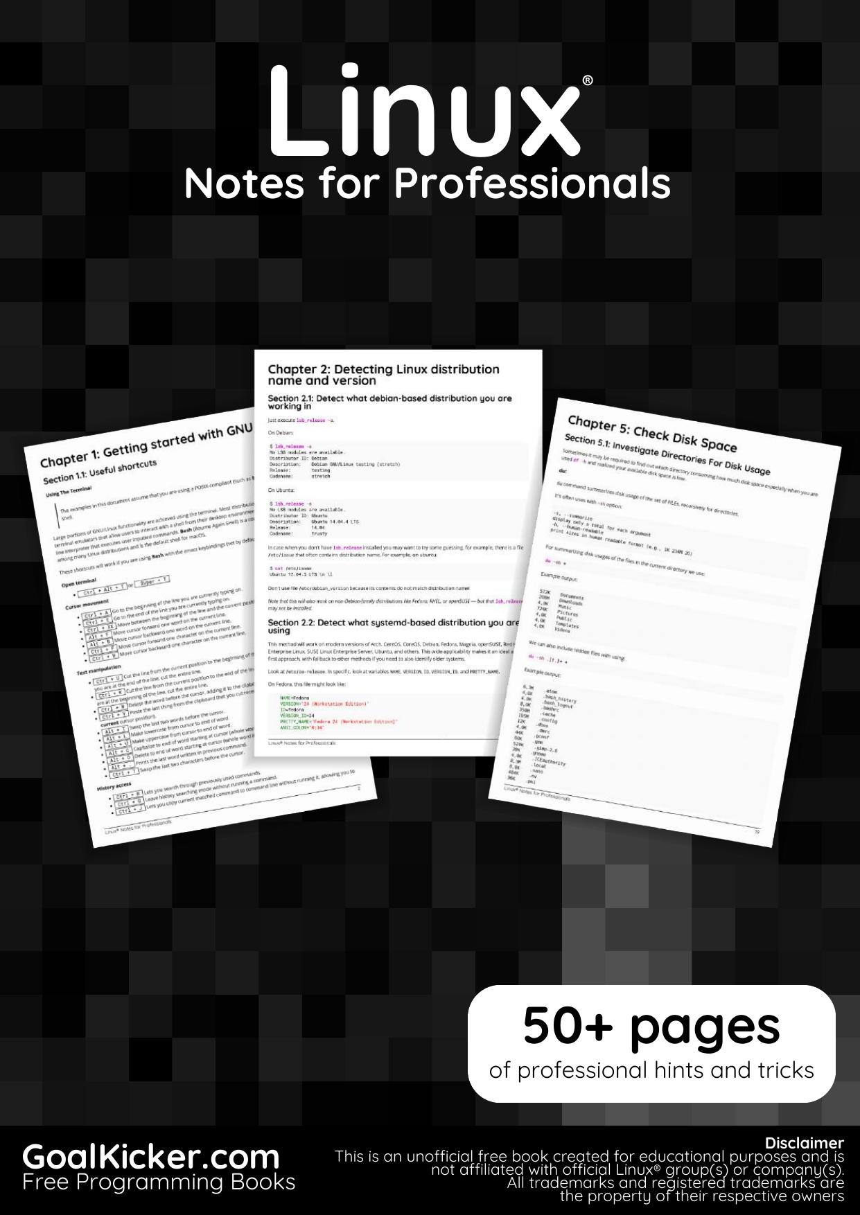 Linux Notes for Professionals