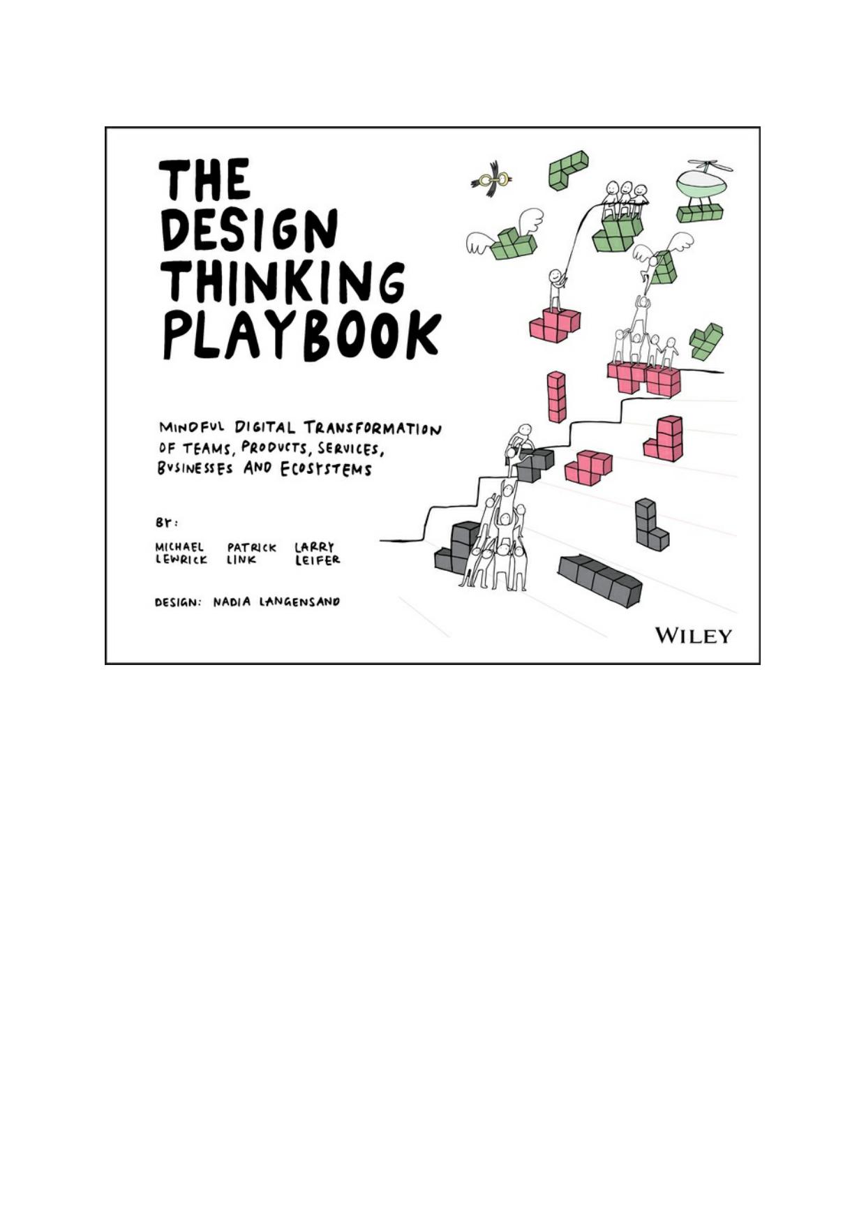 The Design Thinking Playbook