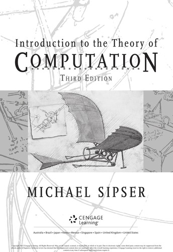 Introduction to the Theory of Computation